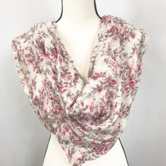 Accessories - #0285 Flowery scarf